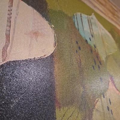 Large Abstract Canvas Wall Art – 40" x 40"