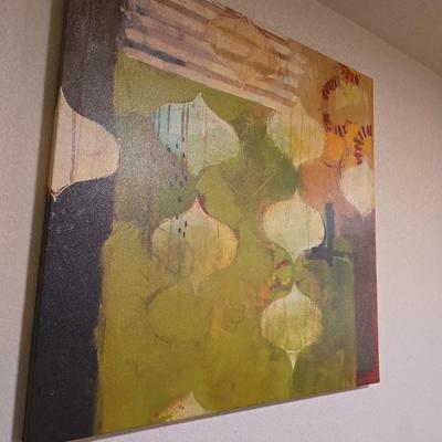 Large Abstract Canvas Wall Art – 40" x 40"