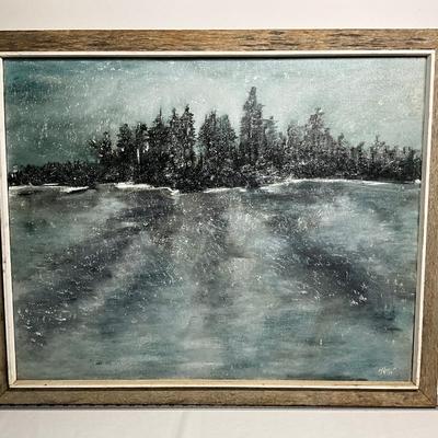 Oil Painting by P. Norum 1974