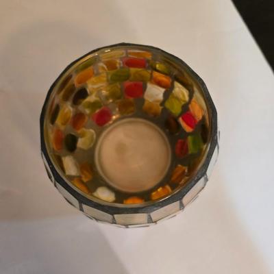 Modern Abstract Canvas Wall Art – Earth Tone Swirl Design (25” x 50”) with Decorative Accent Vases