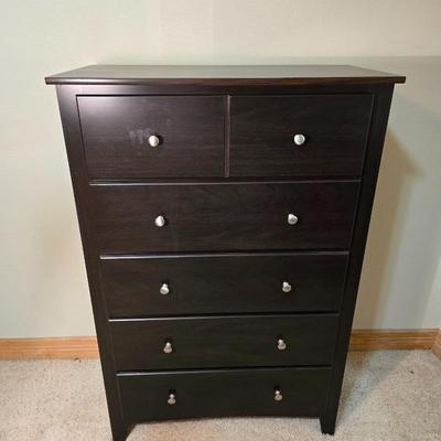 Perdue Woodworks Espresso 6-Drawer Dresser