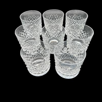 8 Waterford goblets ( Lismore? )