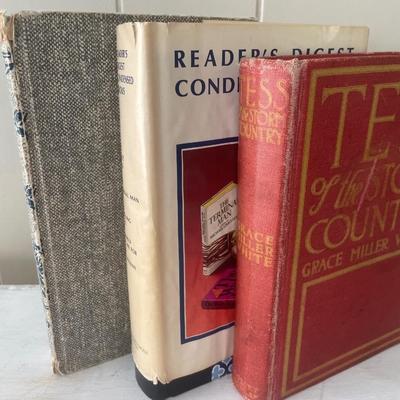 Vintage books and letter opener