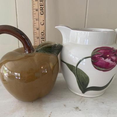 2 vintage pitchers