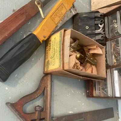 Vintage tools and hardware