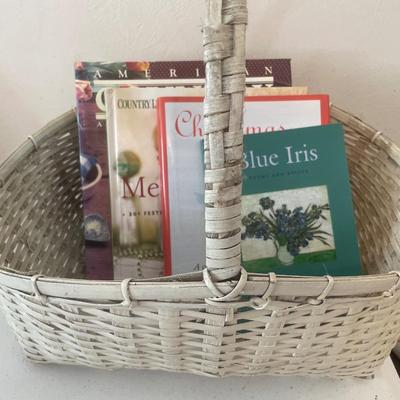 Books in a basket