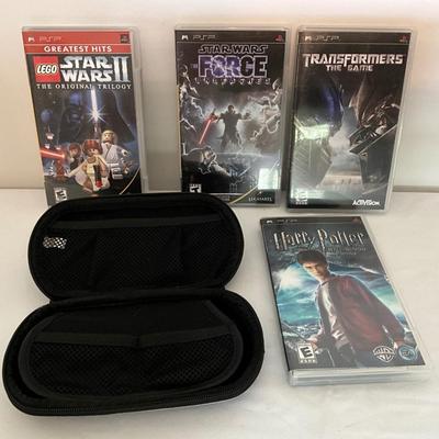 PSP Games and case