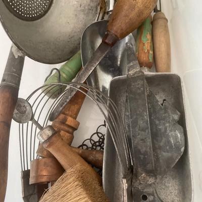 Vintage kitchen utensils