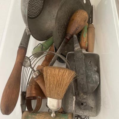 Vintage kitchen utensils