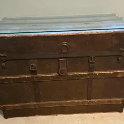 Vintage Chest with Glass top