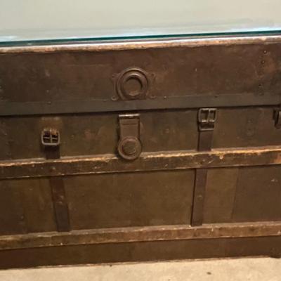 Vintage Chest with Glass top