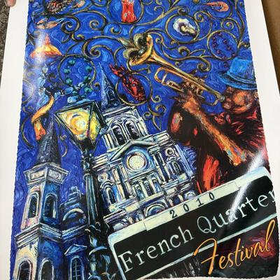 Signed authentic New Orleans posters