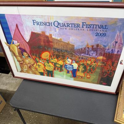 Signed authentic New Orleans posters