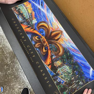 Signed authentic New Orleans posters