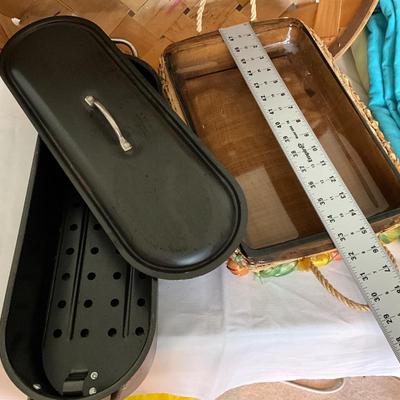 Fish Poacher, Lasagna Pan, large table cloths