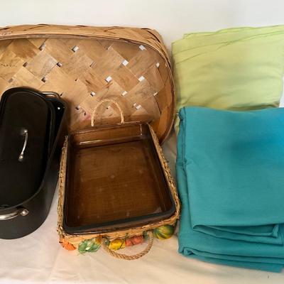 Fish Poacher, Lasagna Pan, large table cloths