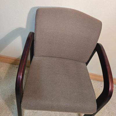 Upholstered Accent Chair with Decorative Pillow