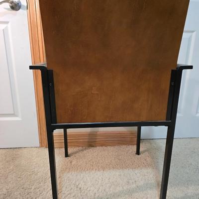 Modern Wood and Metal Accent Chair