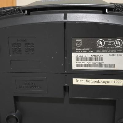 Magnavox 19" Flat-Screen TV & Philips Magnavox CD Cassette Boombox