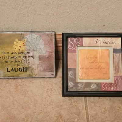 Pair of Inspirational Wall Art Prints