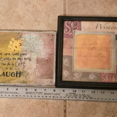 Pair of Inspirational Wall Art Prints