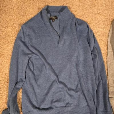 Men's Medium Sweaters & Scarf Bundle – 7 Pieces