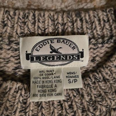 Lot of 6 Vintage & Fair Isle Men’s Sweaters + Scarf