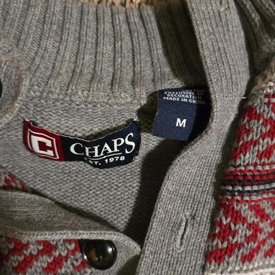 Lot of 6 Vintage & Fair Isle Men’s Sweaters + Scarf