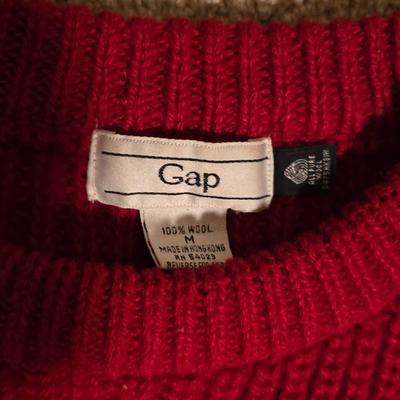 Lot of 6 Vintage & Fair Isle Men’s Sweaters + Scarf