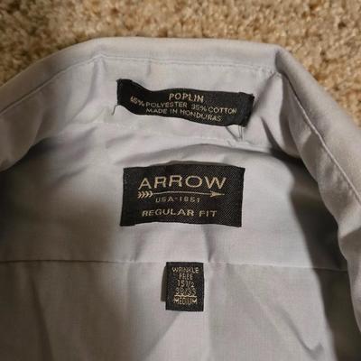 Men's Long Sleeve Button-Up Shirts – M/L, Assorted Brands & Patterns