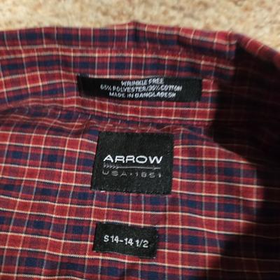 Men's Long Sleeve Button-Up Shirts – M/L, Assorted Brands & Patterns