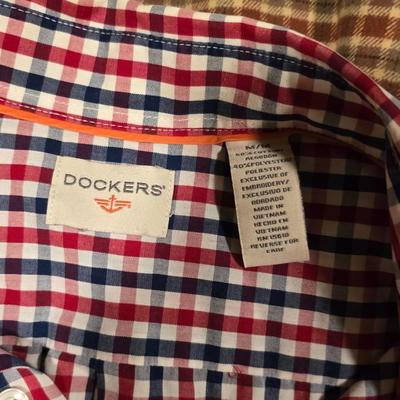 Men's Long Sleeve Button-Up Shirts – M/L, Assorted Brands & Patterns