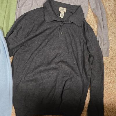 Men’s Wool Sweaters & Scarf Lot – Size M/L