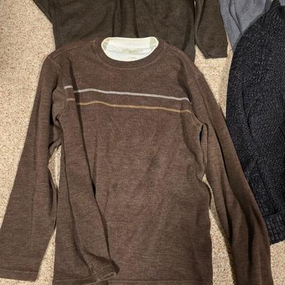 Men's Sweaters – Medium to Large – Wool, Cotton, Merona, LL Bean, Eddie Bauer & More