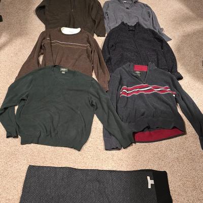 Men's Sweaters – Medium to Large – Wool, Cotton, Merona, LL Bean, Eddie Bauer & More