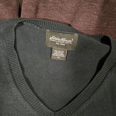 Men's Sweaters – Medium to Large – Wool, Cotton, Merona, LL Bean, Eddie Bauer & More