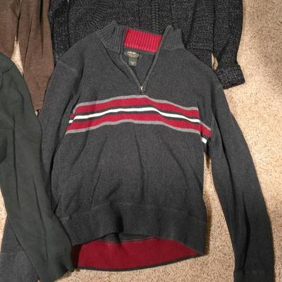 Men's Sweaters – Medium to Large – Wool, Cotton, Merona, LL Bean, Eddie Bauer & More