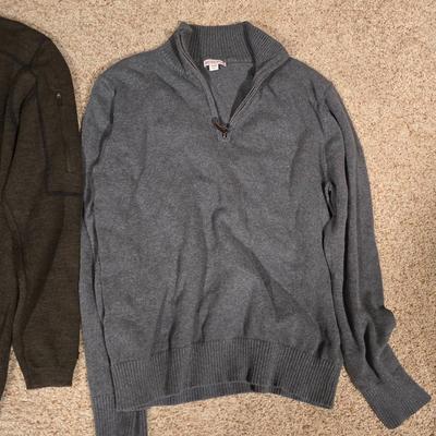Men's Sweaters – Medium to Large – Wool, Cotton, Merona, LL Bean, Eddie Bauer & More
