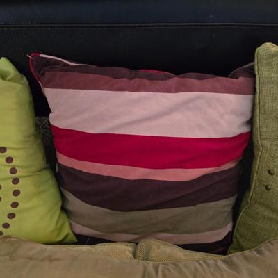 Eight Assorted Decorative Throw Pillows