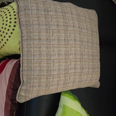 Eight Assorted Decorative Throw Pillows