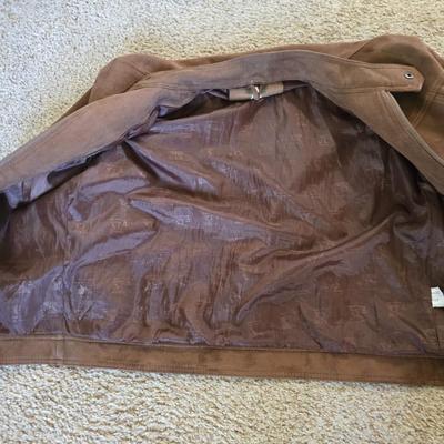 Emporio Collezioni Brown Suede Jacket