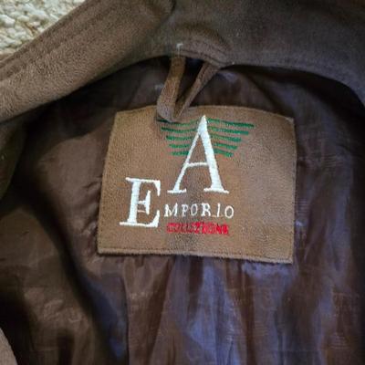 Emporio Collezioni Brown Suede Jacket