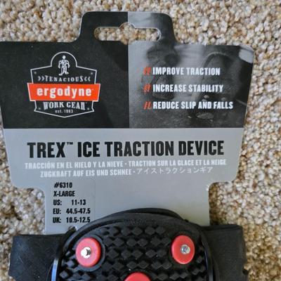 Columbia Sportswear Yellow and Gray Men’s Jacket (M) + Ice Traction Device nonslip your shoes!