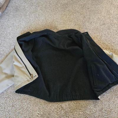 Columbia Sportswear Yellow and Gray Men’s Jacket (M) + Ice Traction Device nonslip your shoes!