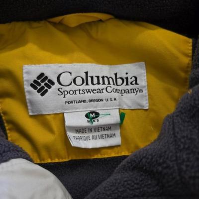 Columbia Sportswear Yellow and Gray Men’s Jacket (M) + Ice Traction Device nonslip your shoes!