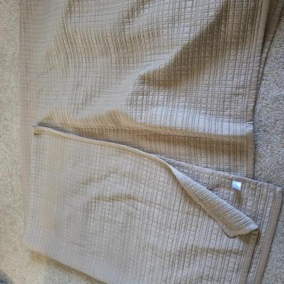 Royal Velvet Tan Quilted Coverlet and comforter