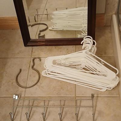 Wall Mirror with Closet Accessories