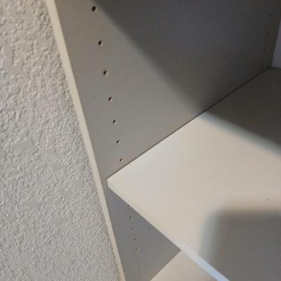 Six shelf tall closet organizer / deep shelf bookshelf