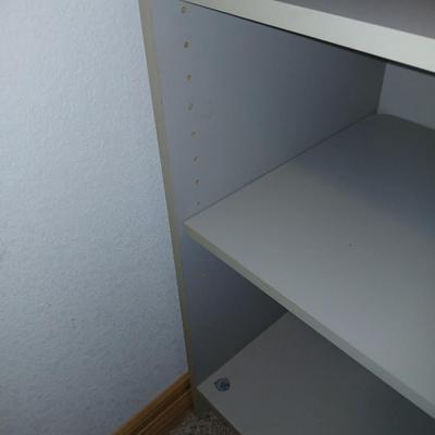 Six shelf tall closet organizer / deep shelf bookshelf