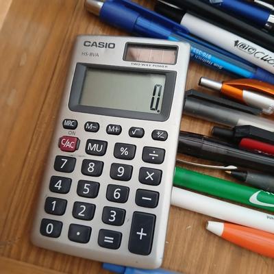 Office & Desk Organization Lot – Baskets, Binders, Clock, Supplies